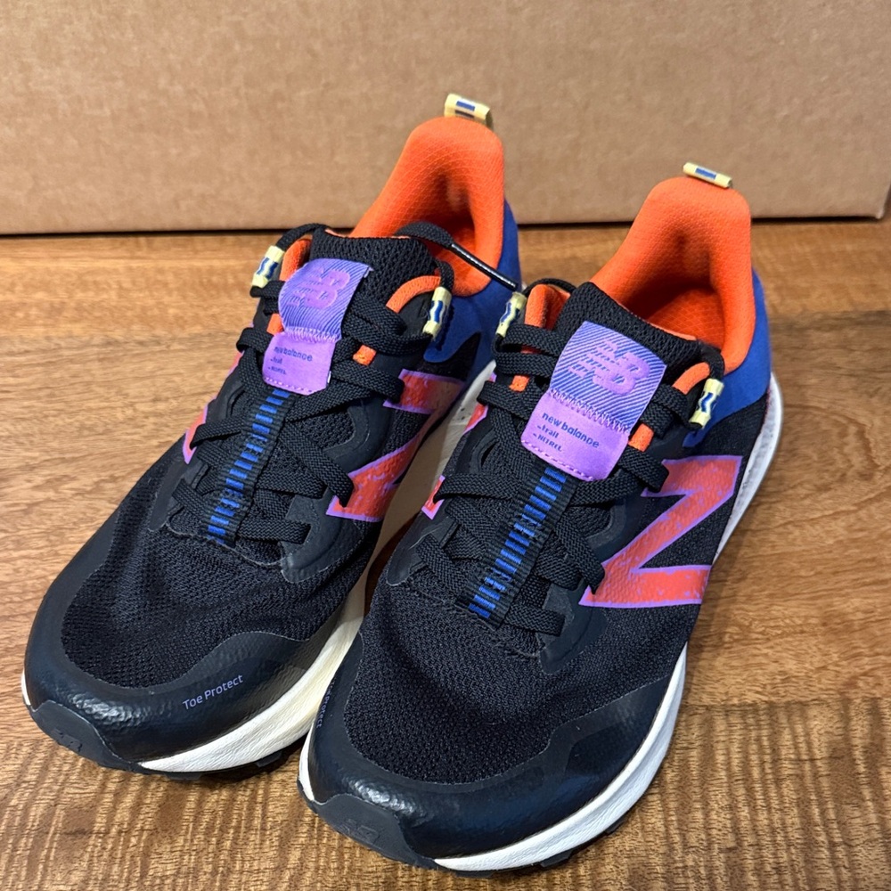 New Balance Black and Purple Sneakers